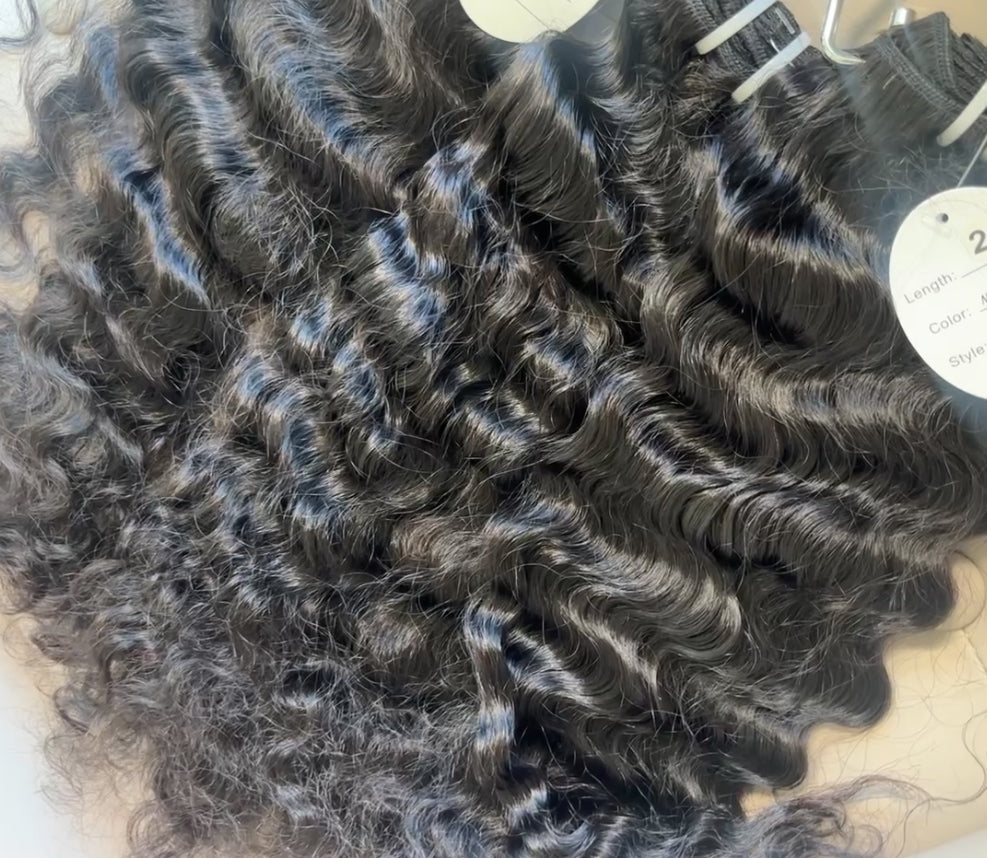 Burmese Curly Bundle Hair Collection